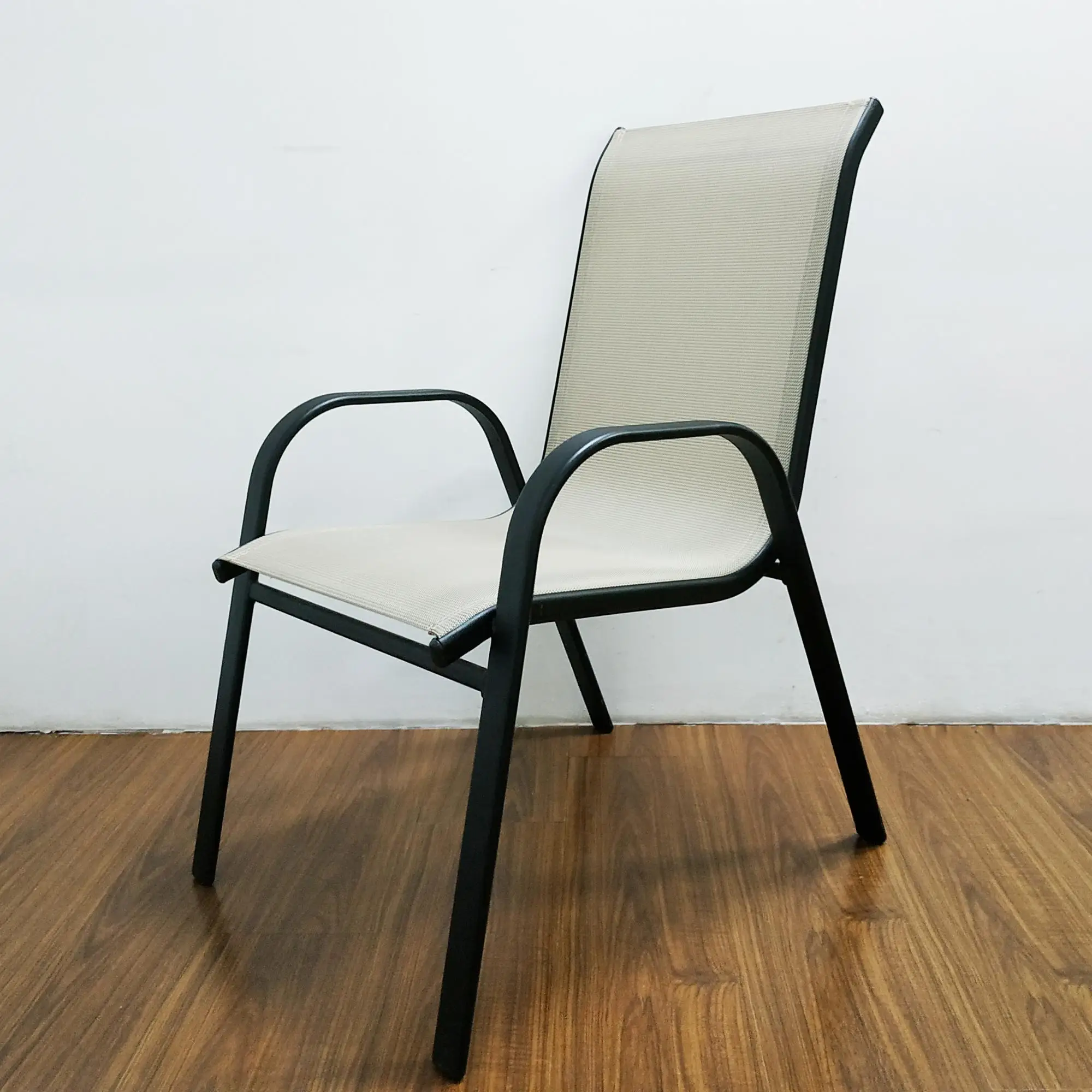 Cafe Restaurant Garden High Back Outdoor Stacking Mesh Chair - Buy