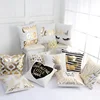 customized service gold velvet christmas cushion cover manufacturer