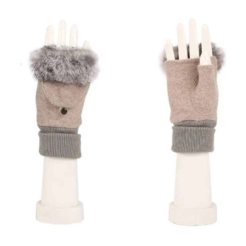 half finger gloves winter