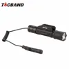 600 Lumens LED Aluminum Tactical Flash Light Weapon Light with Rat Tail Switch for Hunting