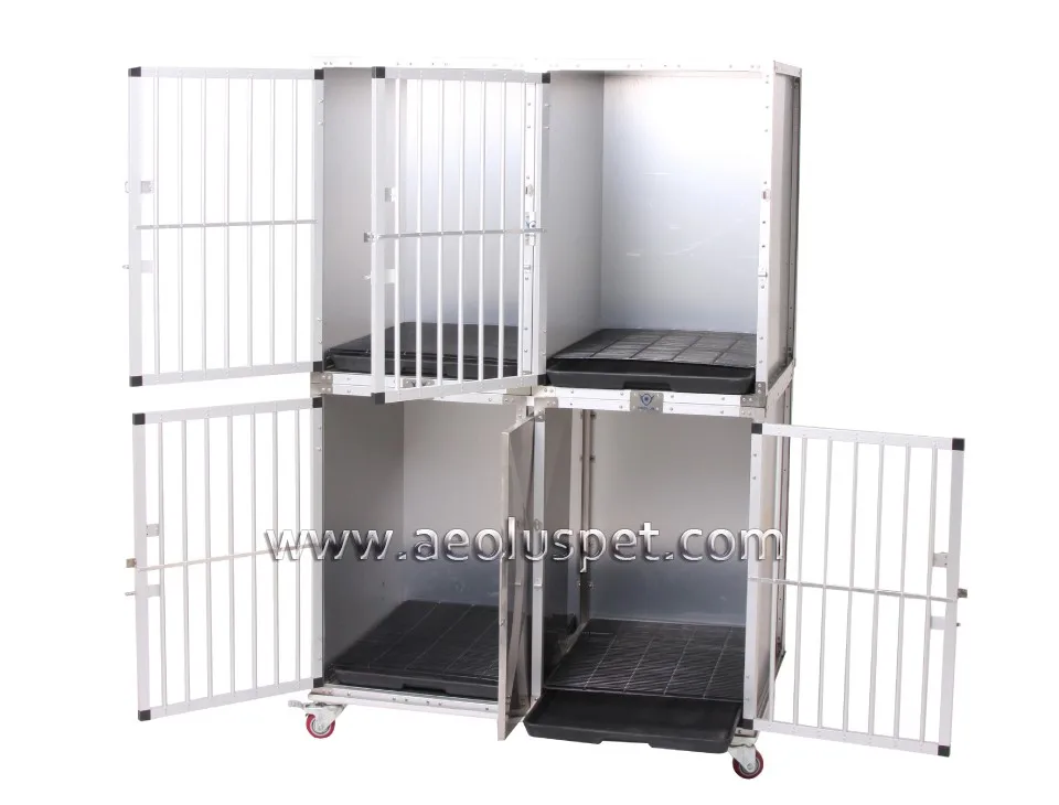 Ka506 Compound Aluminum Dog Kennel Modular Pet Dog Cage Crates With