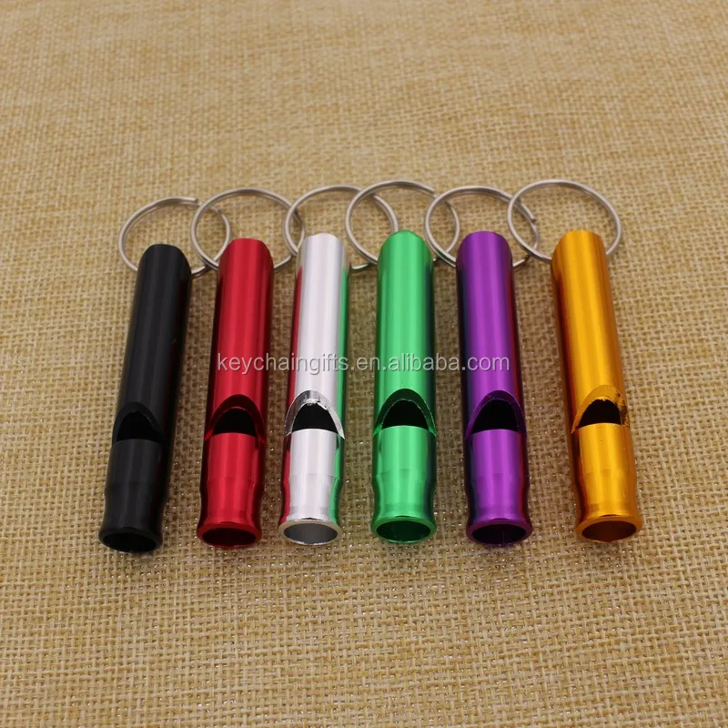 metal whistle keychain