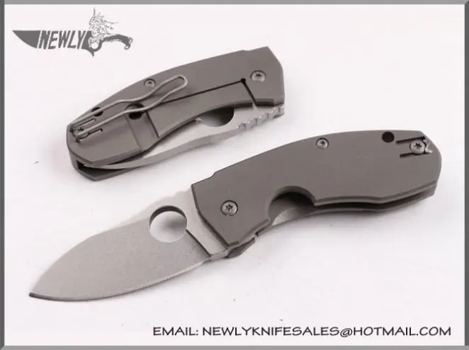 High Quality Clasp Knife Drop Point Blade Pocket Knife