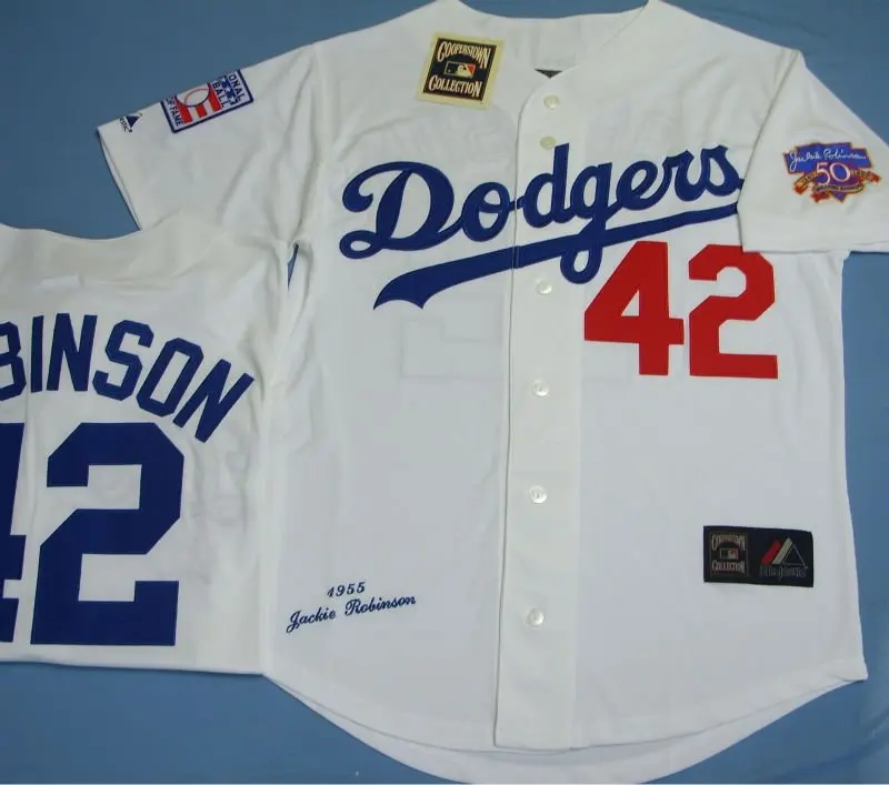 La Dodgers #42 Jackie Robinson,Men's 