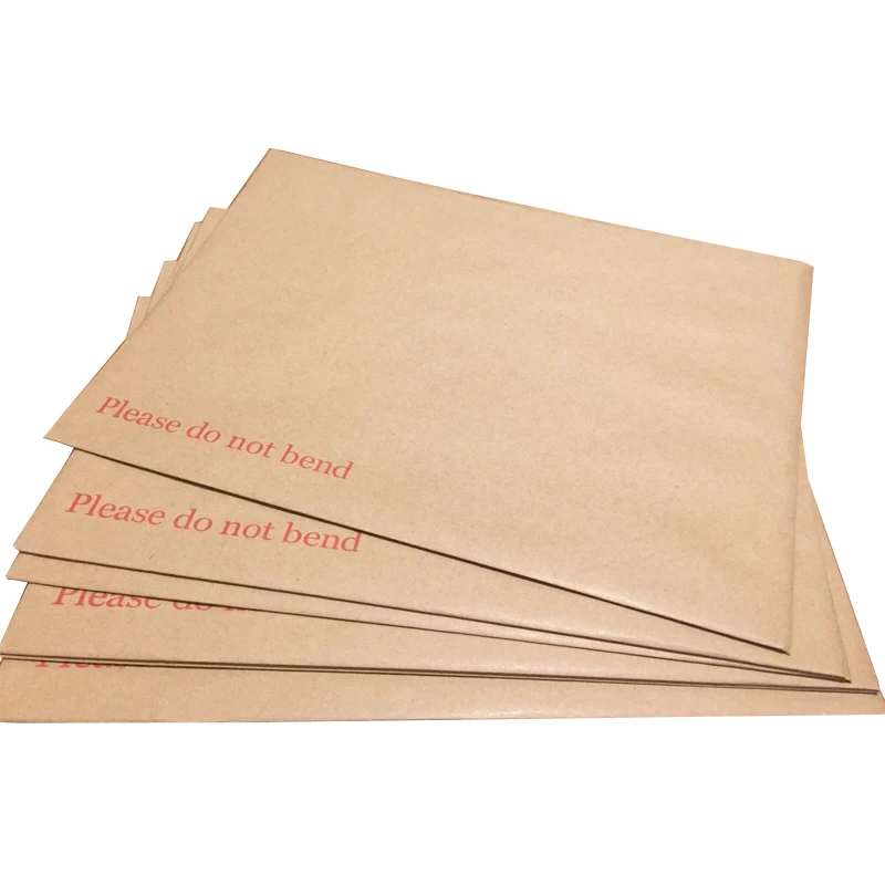 HARD CARD BOARD BACK BACKED 'PLEASE DO NOT BEND' ENVELOPES MANILLA BROWN 