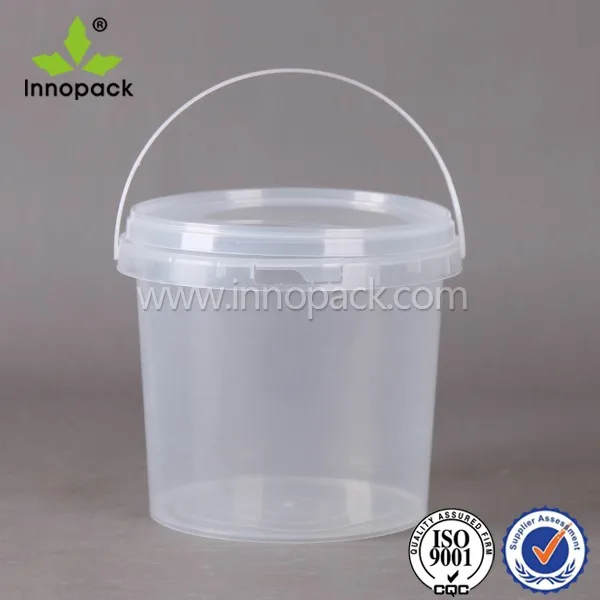 5l / 10l / 15l Clear Plastic Bucket With Lid Buy Clear