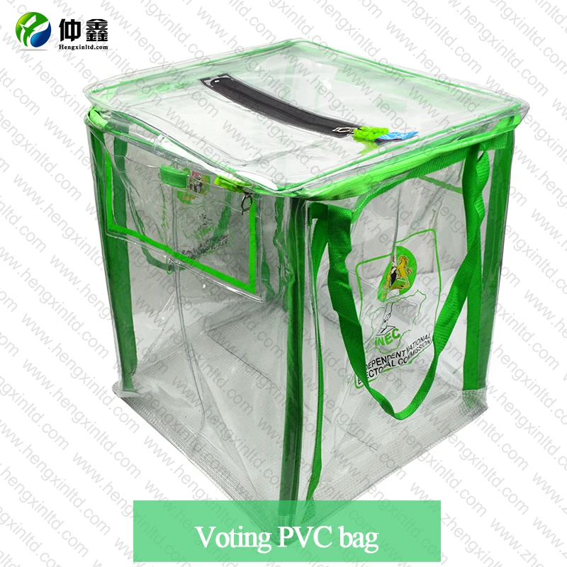 Transparent Vote Pvc Bag,Folding Pvc Election Bag For Voting,Recycling ...