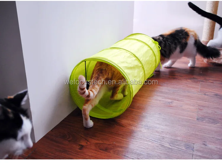 nylon cat tunnel