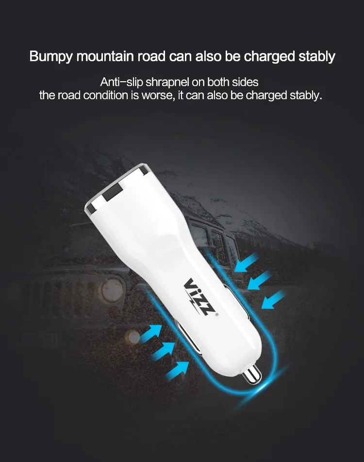 Universel Téléphone Portable Électrique Intelligent De Batterie Rapide Chargeur De Voiture USB - ANKUX Tech Co., Ltd