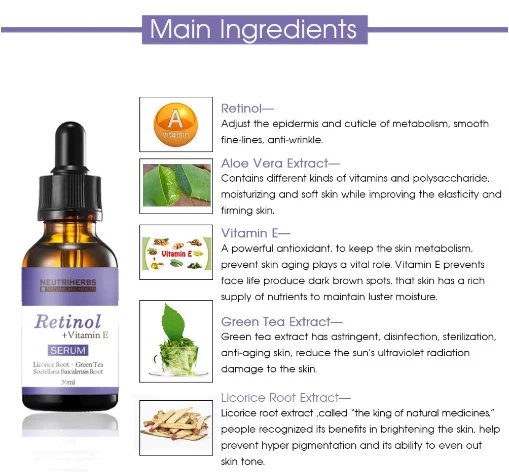 Professional Face Care Vitamin E Benefits For Skin Retinol Silk Protein ...