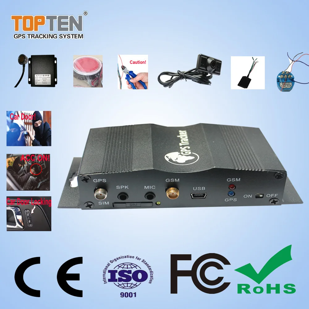 Vehicle Tracker Gps Rfid Fleet Management Support Camera,Monitor Fuel