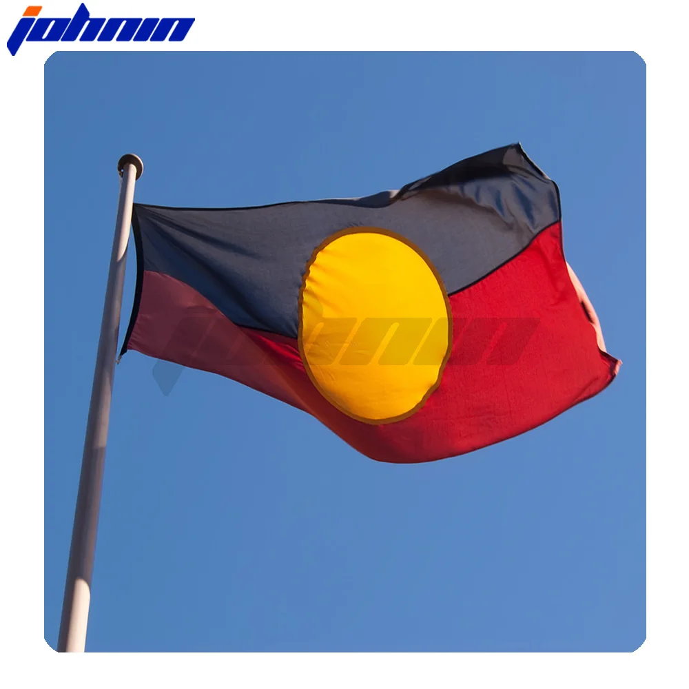 high quatity polyester cheap banner australian aboriginal flag