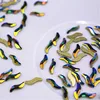 gold back strass for nail snake S shape non hotfix crystal AB rhinestone nail accessory
