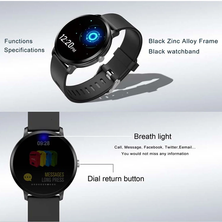 2021 smart watch v11 waterproof wrist activity tracker Steps Distance Calories Heart rate monitor smartwatch V11