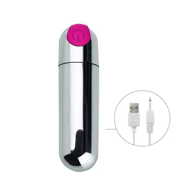 10 Frequency Usb Rechargeable Mini Bullet Vibrator Sex Toy Anal