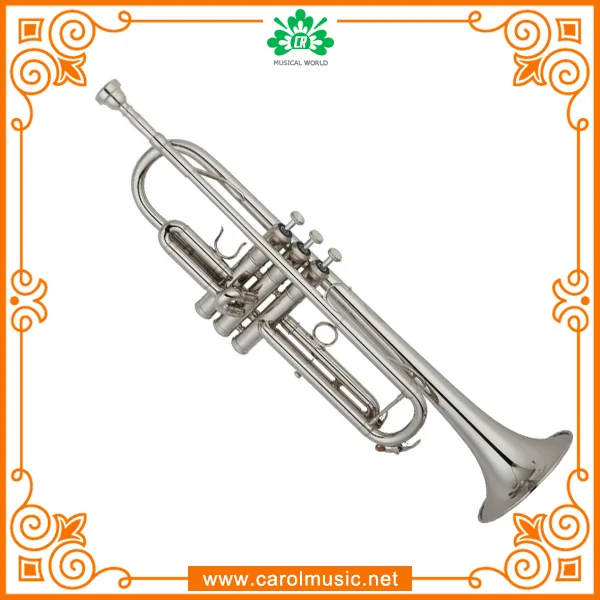 Tr006 3key Silver Plated Professional Trumpet Buy Trumpet,3key Trumpet,Bach Trumpet Product