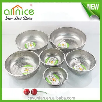 6 Pcs Stainless Steel Hanging Vegetable Basket Stainless Steel