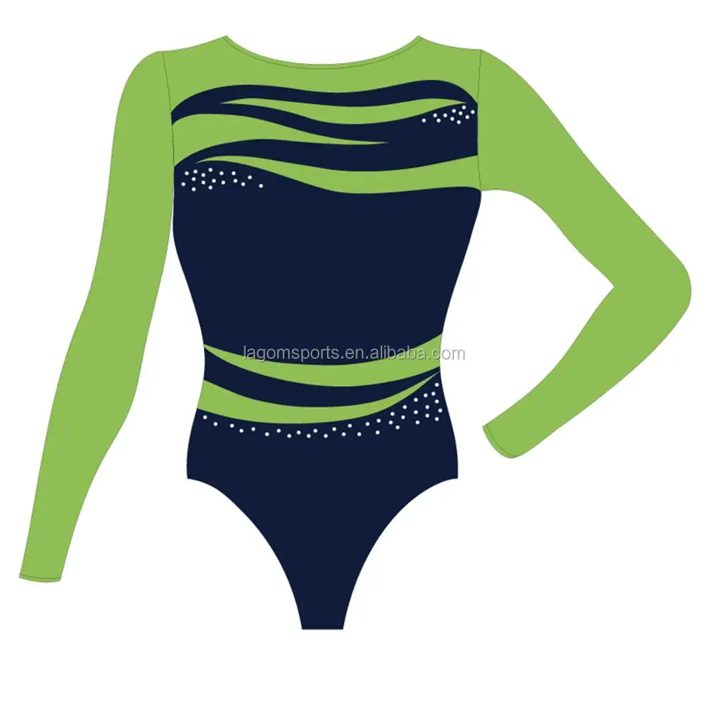 New Design Girls Long Sleeved Gymnastic Leotards Mystique Fabric Buy