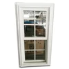American PVC double glazing style single hung window customized vinyl windows