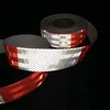 Red and White Reflective Caution Tape for Traffic Sign Trailer