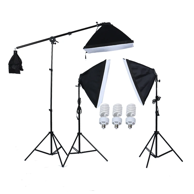 Photo Studio Continuous Light 50x70 Softbox 4 Head Softbox Studio Kits