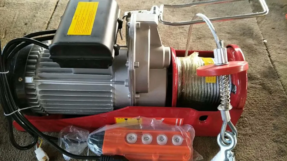 Pa Systems 400kg/800kg Wireless Remote Control Mini Electric Winch 220v