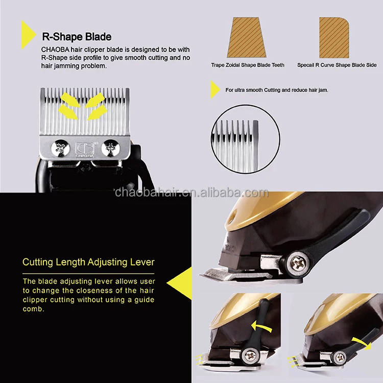 adjusting hair clippers