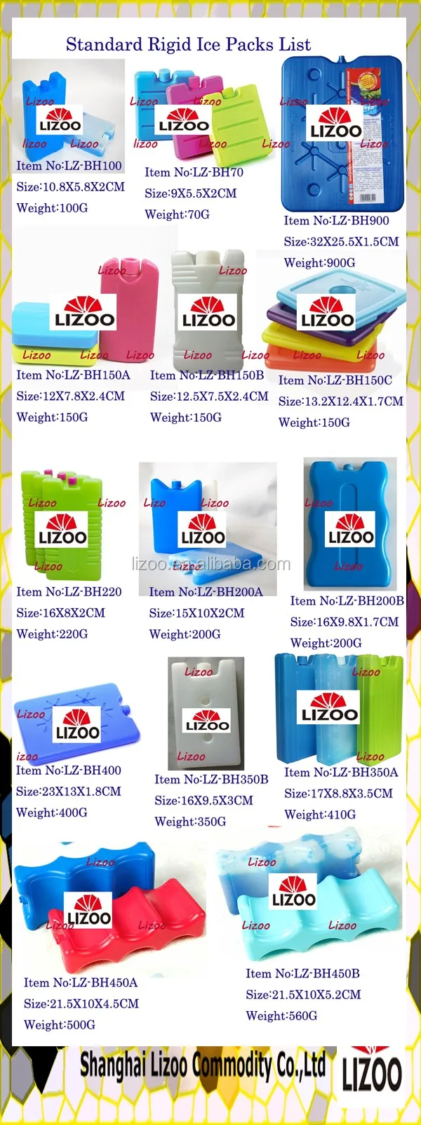 Freeze Block Ice Substitute Freezer Ice Packs