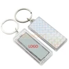 Solar Powered Key Holder Key Ring with Blinking Flash LCD