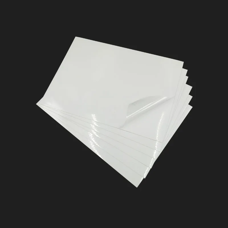 Clear Self Adhesive Custom Sticker Vinyl Pp Paper For Laser Printing