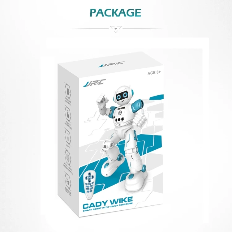 JJR/C R11 CADY WIKE Waling Sliding Robot Smart Touch Control Robot with LED Light,