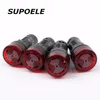 CE RoHS 22mm Red LED Indicator With Flash Flasher Buzzer 12V 24V 48V 110V 220V AD16-22SM