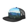 Hot sale 5 panel cap custom picture printing blank mesh trucker hat cap for sublimation