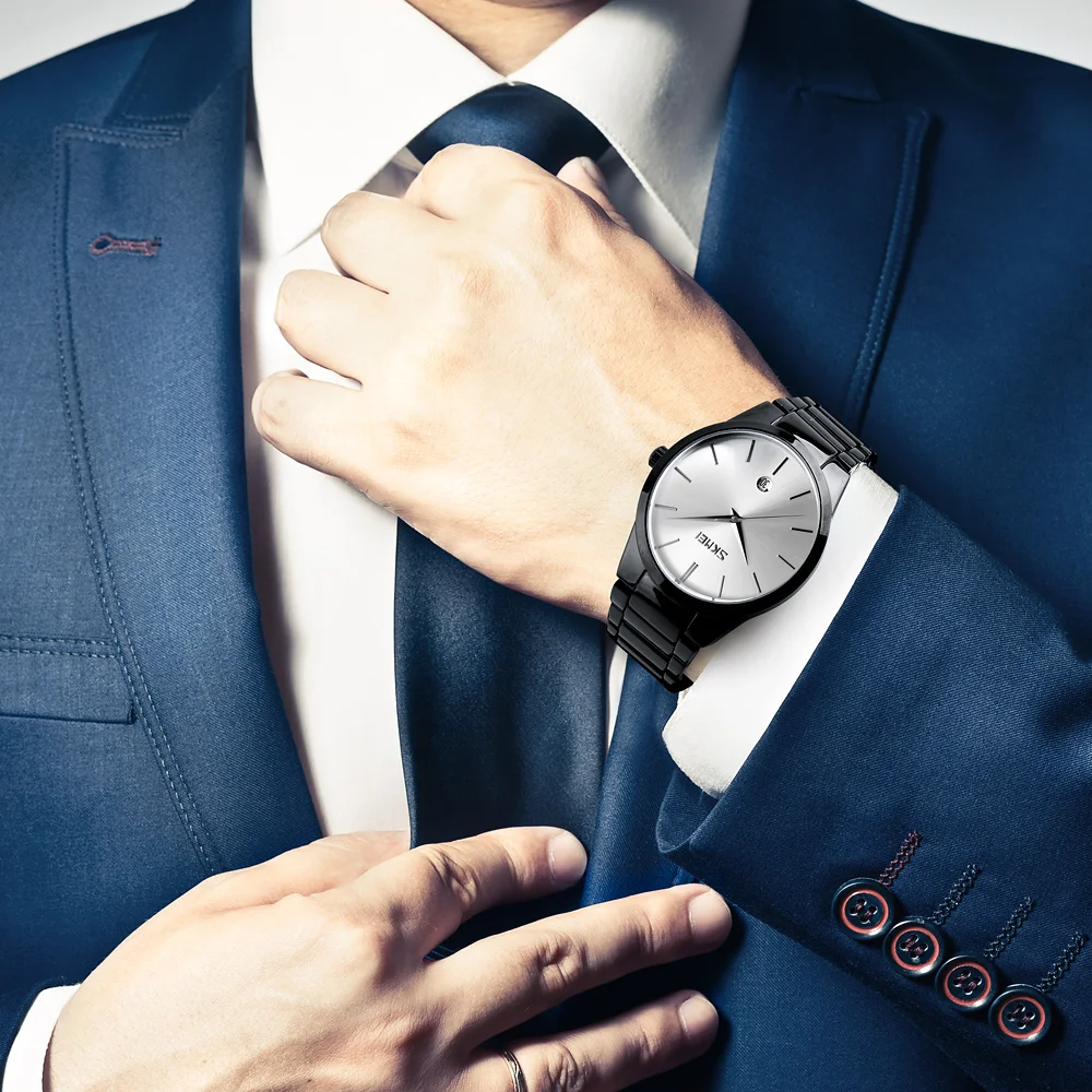 SKMEI Wholesale Fashion Waterproof Watch Mens Luxury Casual Quartz Wristwatch relojes hombre