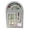 2018 Modern design upvc arch windows sliding PVC windows with grid design house window gril design