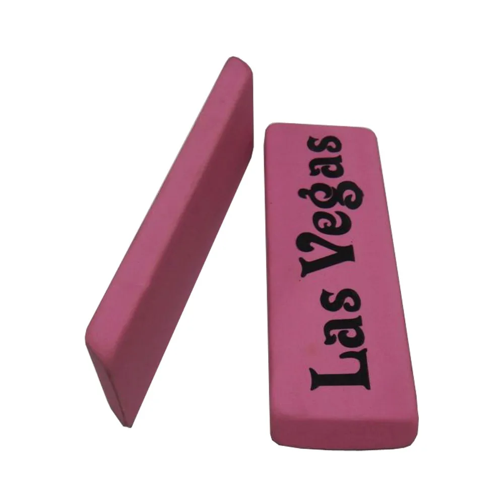 School Supplies Custom Printed Pink Big Mistake Erasers Promotional