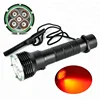 rechargeable Battery diving torch Flashlight Powerful Waterproof IP68 LED Torchlight for Night Dive