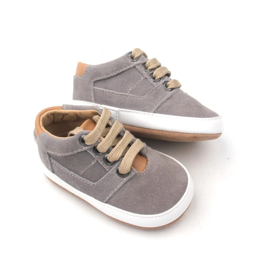 factory custom wholesale suede leather casual shoes baby boys