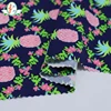 Pink pineapple flower print fabric sweet design nylon spandex swimsuit and swimwear fabric