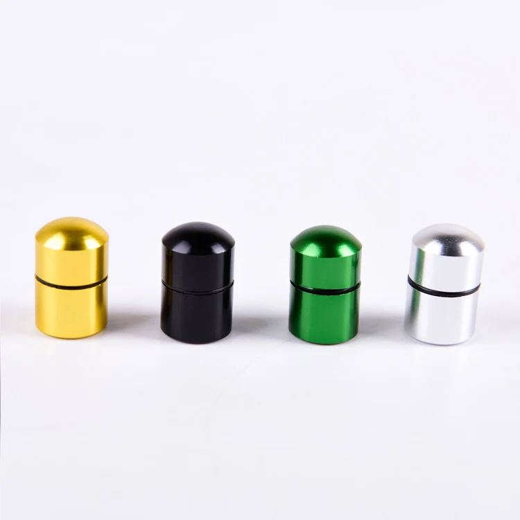 100 Small Geocaching Containers Micro/Nano Aluminum Container Bison Tube 
