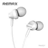 Warranty!!! Remax Rm-501 Stereo 3.5mm In-Ear Earphone With Mic For Smart Phone/ipad HD-382