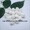 Small ABS plastic flower button for shirt decorative button