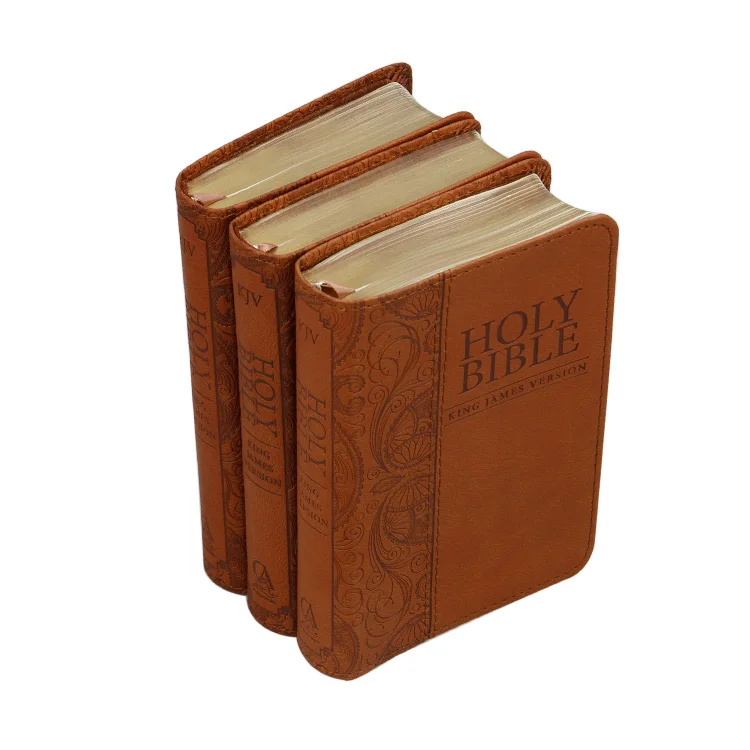 Customized Silver Mini Holy Biblekjv Biblesgold Stamping Mini Bible