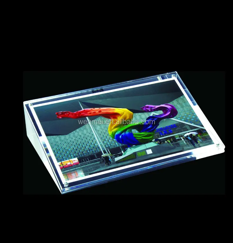 High Polished Acrylic Curved Picture Photo Frame 4 X 6 Buy Acrylic