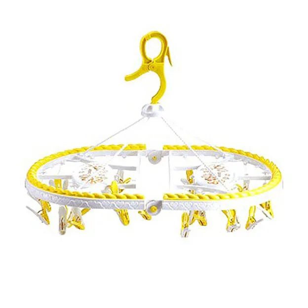 Round Plastic Clothes Hanger With Clips Factory Price Buy Plastic