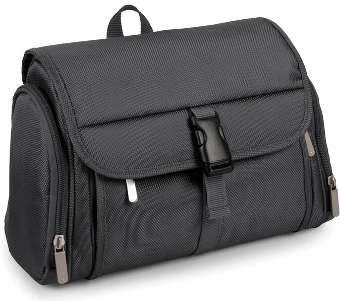 Large Folding 1680 Denier Ballistic Nylon Travel Hanging Toiletry Bag