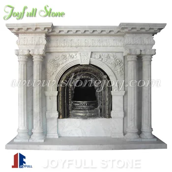 Western Stone Columned Fireplace Mantels Buy Fireplace Mantels