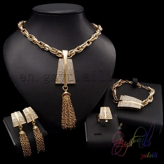 Newest Fashion Gold Plated Costume Jewelry Fashion Jewelry Gold Plated
