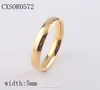 wholesale IP Gold stamp ring 3mm,4mm,5mm,6mm engraving blank stainless steel ring