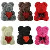Rose Bear for Valentine New Style Valentine Gifts Artificial Teddy Rose Bear Wedding Party Decoration